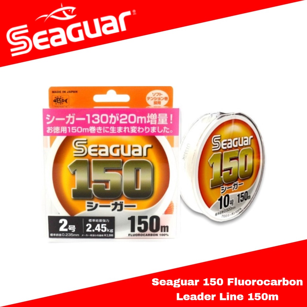 Jual Seaguar 150 Fluorocarbon Leader Line 150m | Shopee Indonesia