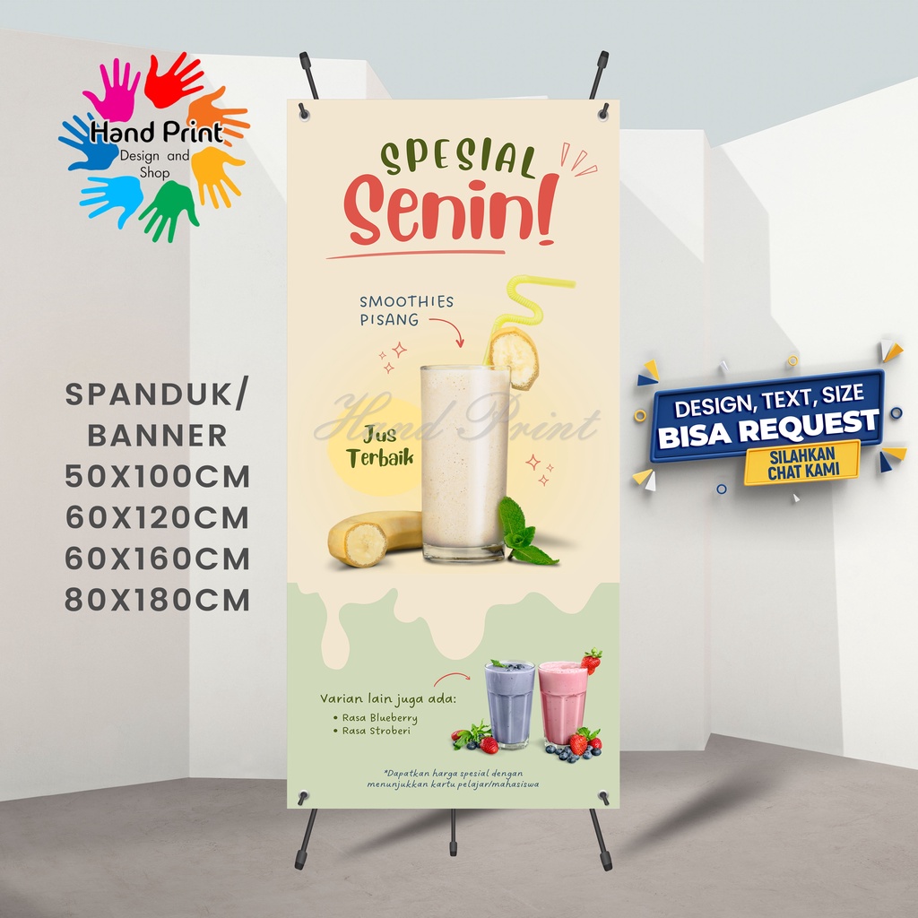 Jual Spanduk Banner MMT Smoothies Jus Buah Dan Sayur Minuman Buat ...