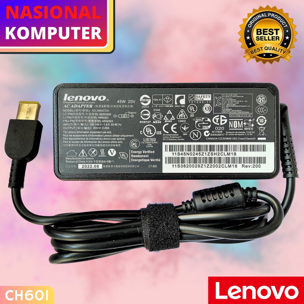Jual Adaptor Charger Laptop Lenovo Ideapad E10 E1030 E20 E2030 Series