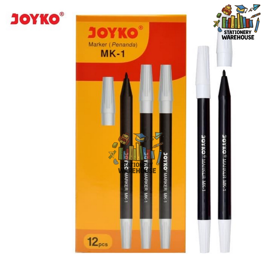 Jual Marker / Penanda / Spidol Joyko Hitam MK-1 Biru MK-2 Merah MK-3 1 ...