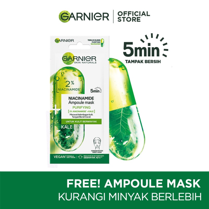 Jual (FREE GIFT - DO NOT ORDER) Garnier Ampoule Mask Kale | Shopee ...