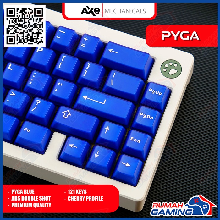 Jual KEYCAP - KEYCAPS - CHERRY - PYGA BLUE - ABS - DOUBLE SHOT | Shopee ...