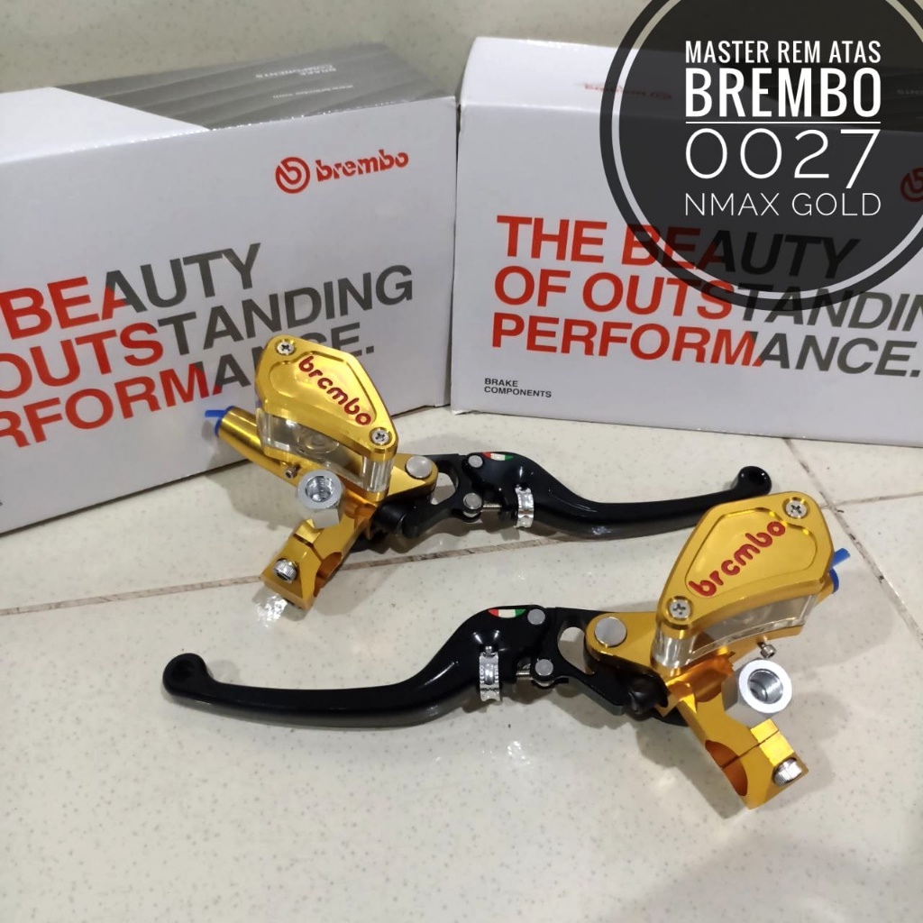 Jual Master Rem Brembo Nmax Pcx Adv Merah Gold Shopee Indonesia