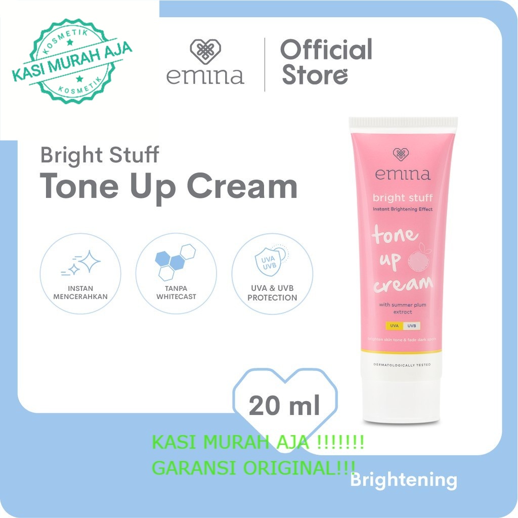 Jual Emina Bright Stuff Tone Up Cream 20 ml Pelembab Wajah
