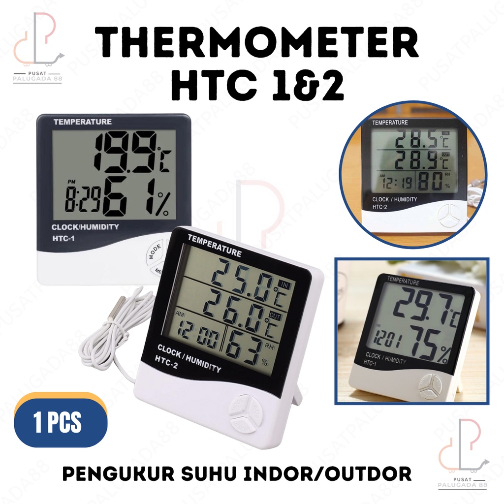 Jual Hygrometer Thermometer Htc Digital Higrometer Termometer