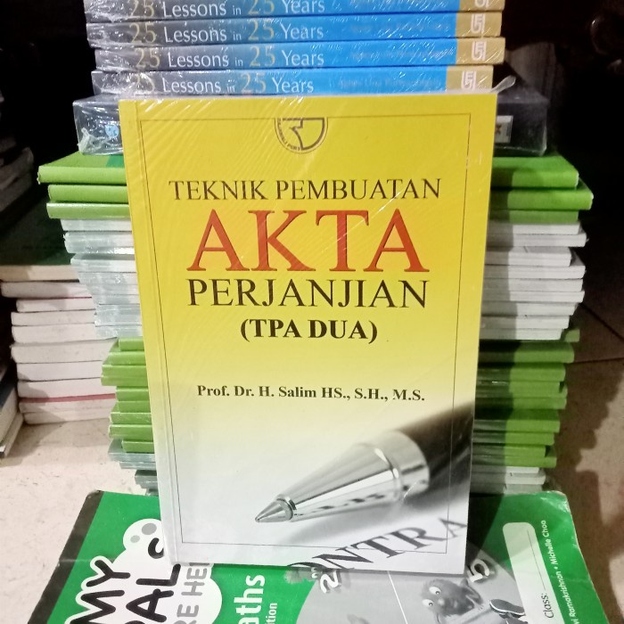 Jual ORI BUKU TEKNIK PEMBUATAN AKTA PERJANJIAN ( TPA DUA ) | Shopee ...