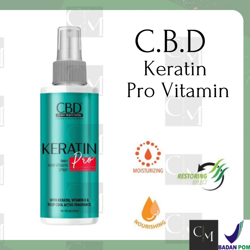 Jual CBD Professional Keratin Pro Daily Hair Vitamin Spray 100ml ...