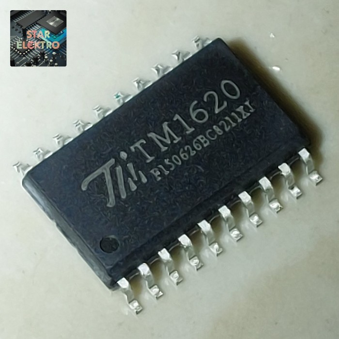 Jual TM1620 Sop-20 SMD TM 1620 Titan Micro IC LED Driver Display TM162O ...
