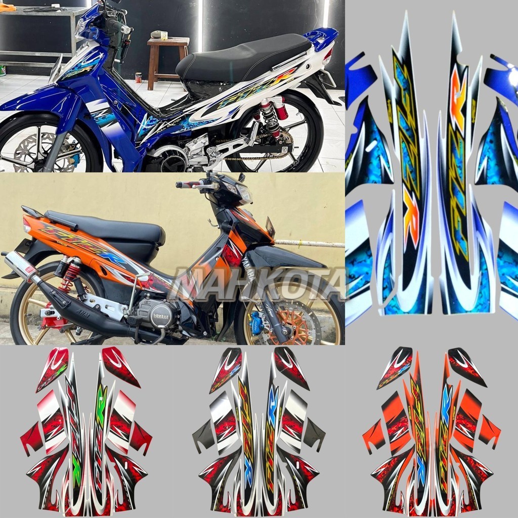 Jual Striping Stiker Polet Sepeda Motor List yamaha fizr fiz r f1zr ...