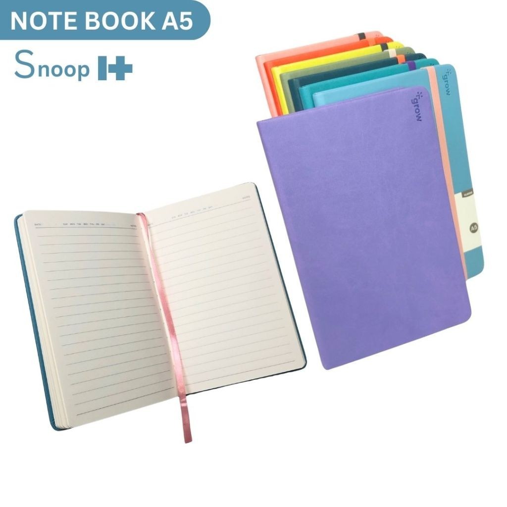Jual Notebook A5 Strap Snoop It 2425-3 & 2425-4 Notebook Diary A5 Impor ...