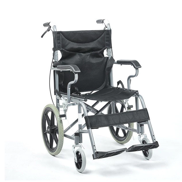 [UNIK88] Kursi Roda Lipat 16 Inch - Beban Maks 100 KG, Ringan & Mudah Disimpan | AutoStock