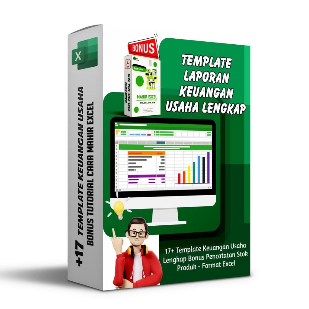 Jual 17+ Template Keuangan Usaha Lengkap Bonus Pencatatan Stok Produk ...