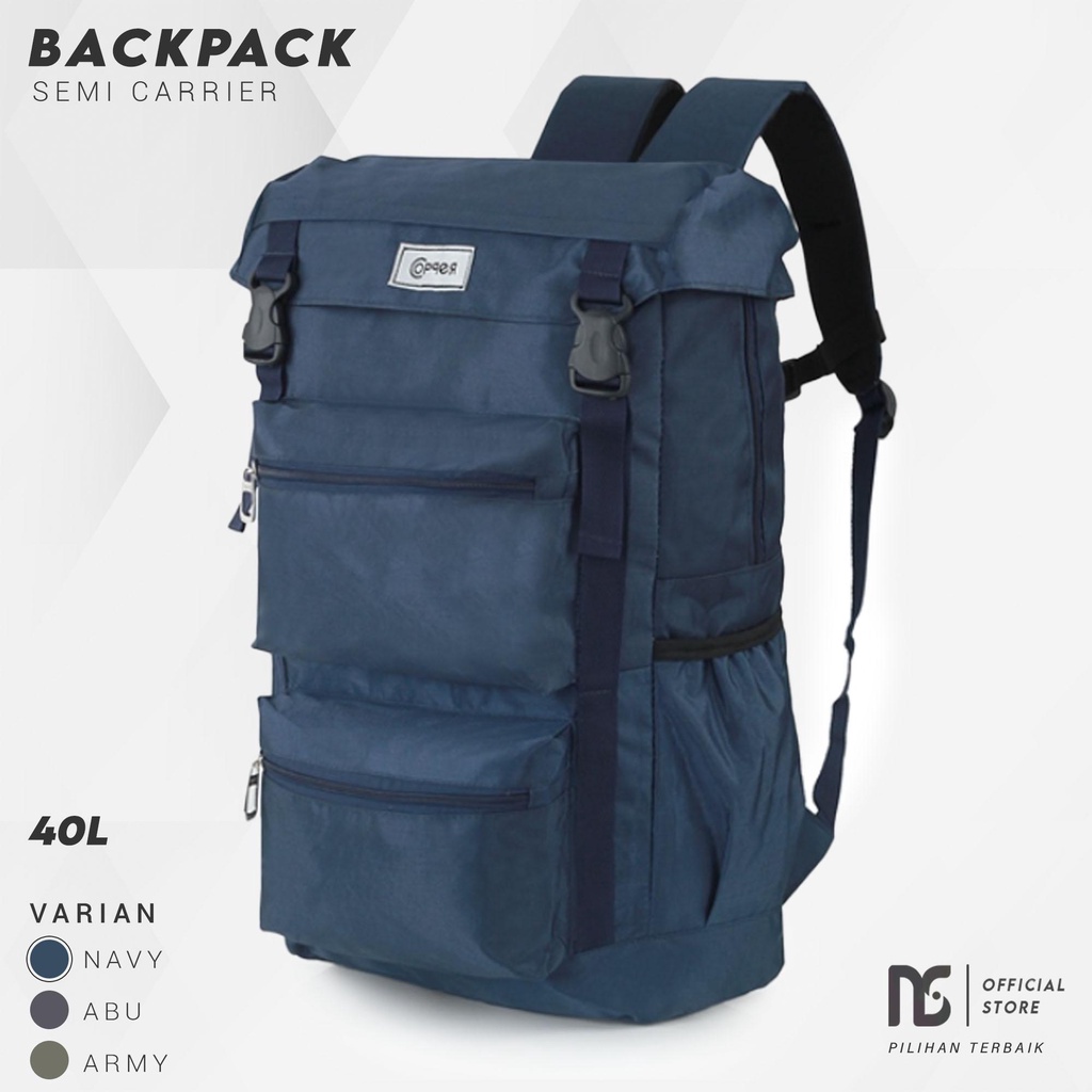 Jual Tas Semi Carrier Keril 40 Liter Pria Tas Punggung Ransel Traveling