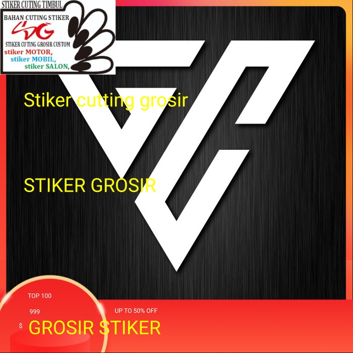 Jual sticker Logo GC stiker VIRAL GC MOTOR HITS CUTTING Bahan cutting ...