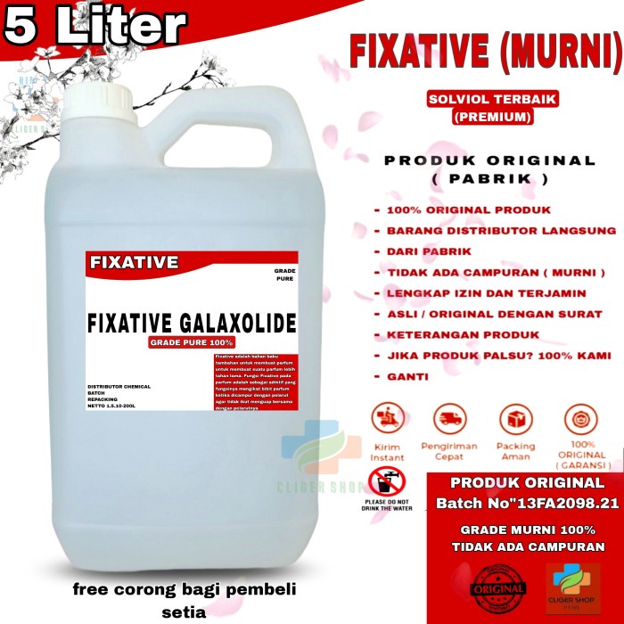 Jual FIXATIVE GALAXOLIDE / FIXATIVE / PENGUAT PARFUM / PENGAWET