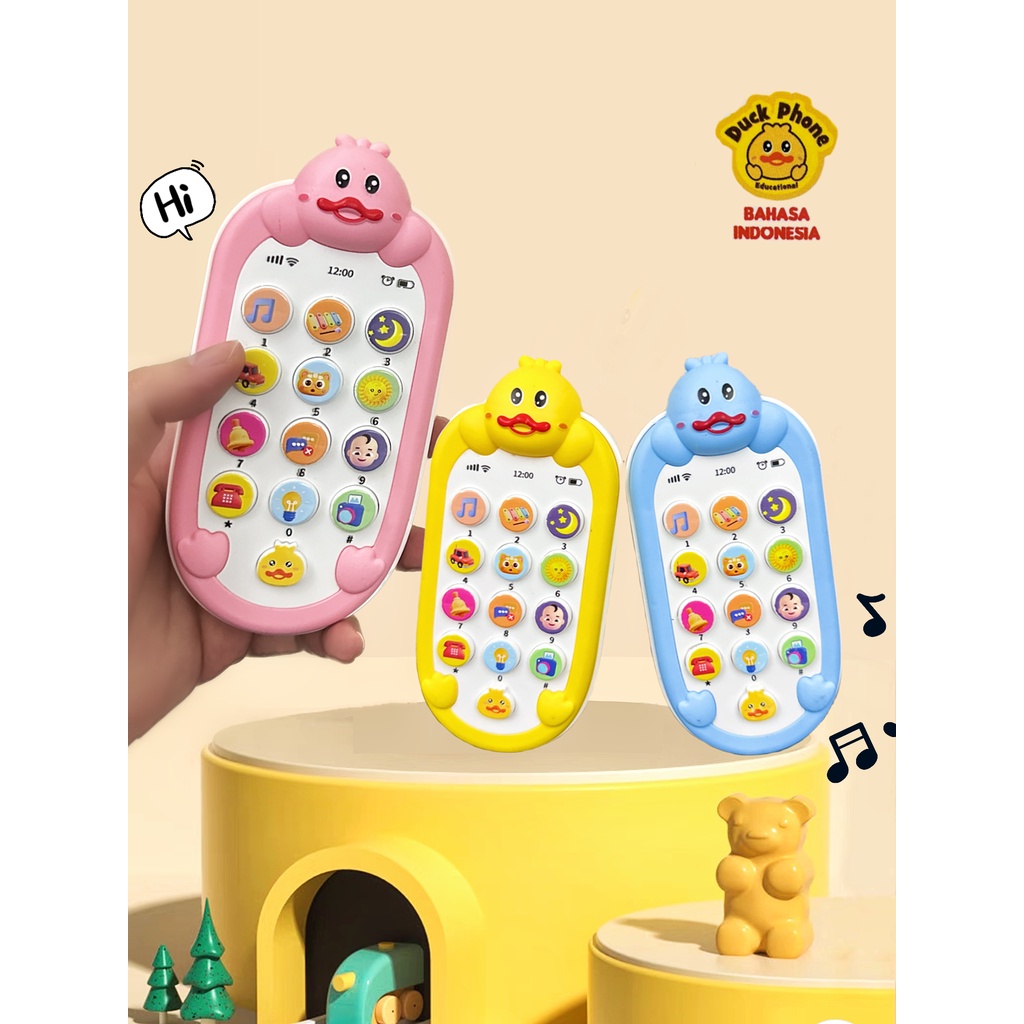Jual [Whispers] DOUBLE GREAT MAINAN BAYI MASA KINI HP HANDPHONE ...