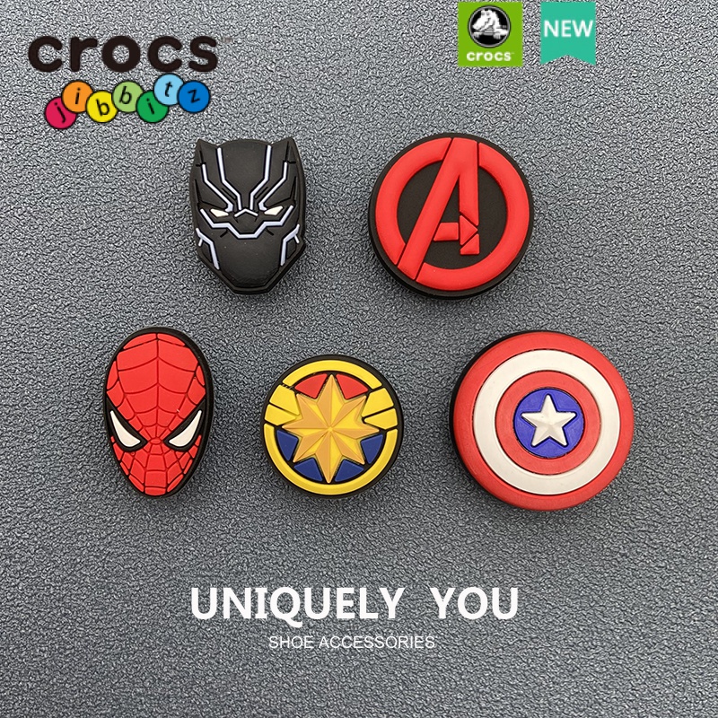 Jual Crocs/jibbitz charms Avengers Cartoon Character Crocs Accessories