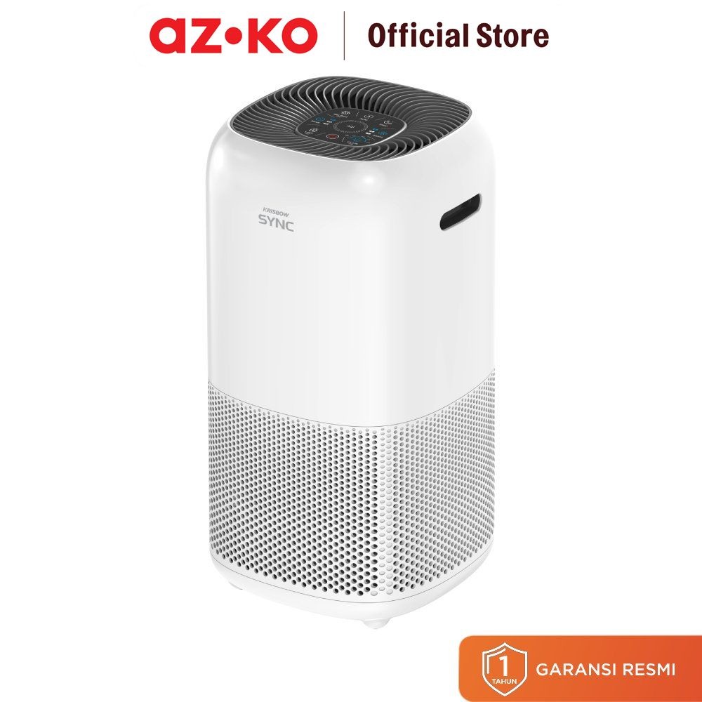 Jual AZKO Krisbow Sync 48 M2 Smart Air Purifier Cadr 400 M3/Jam - Putih ...