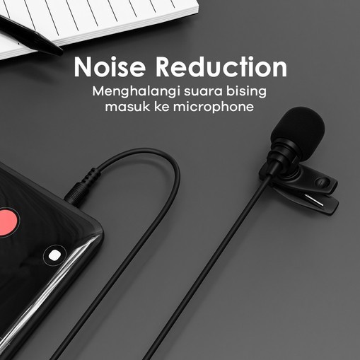 Jual Mic Clip On JETE M1 Microphone External Youtuber for HP/Laptop 3 ...