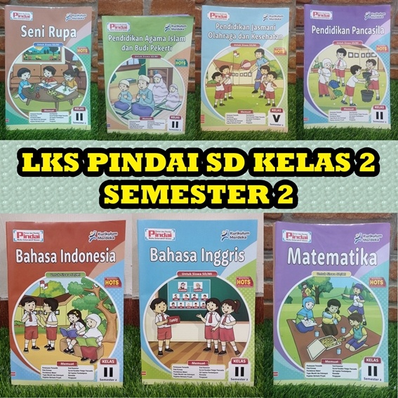 Jual BUKU LATIHAN (LKS) PINDAI SD 2 - SEMESTER 1 & SEMESTER 2 ...