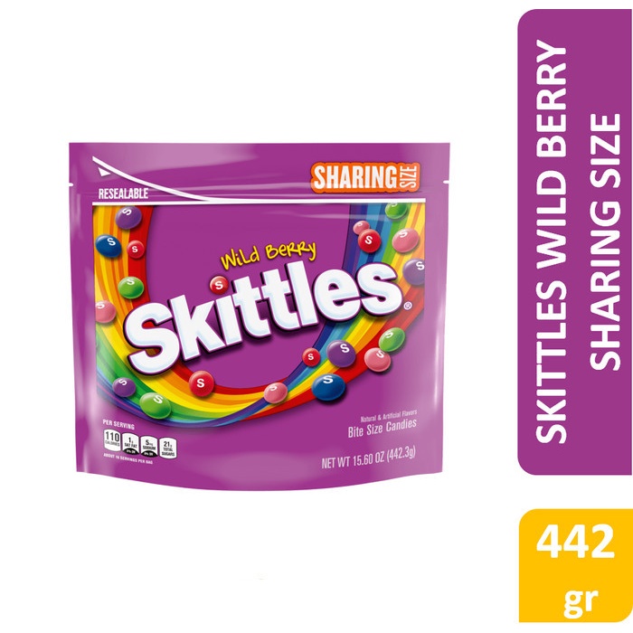 Jual Skittles Candy Sharing Size - Permen Skittles Aneka Rasa - Wild ...