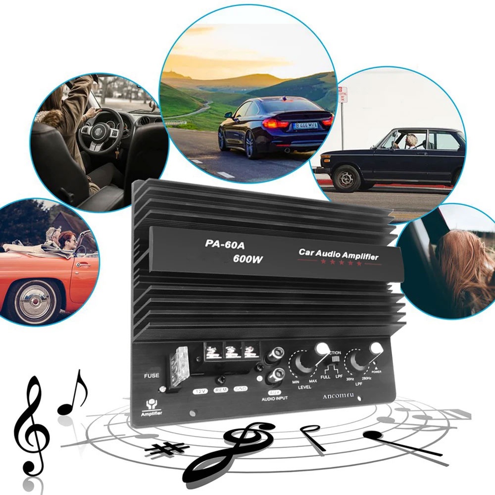 Jual Audio Amplifier Mobil Channel Mono Board Subwoofer Bass Module