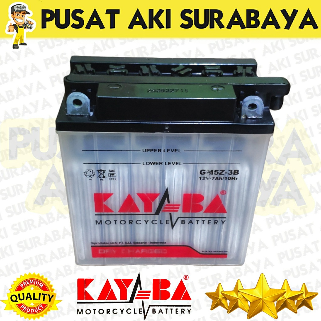 Jual DC65XM96 ORIGINAL AKI BASAH BERKUALITAS KAYABA GM5Z-3B DRY CHARGED