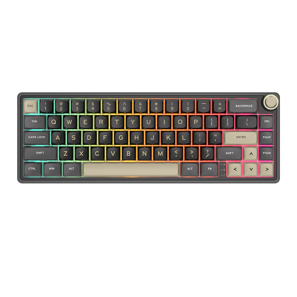 Jual RK Royal Kludge R65 Gasket Wired Mechanical Keyboard 66 Key 65% ...