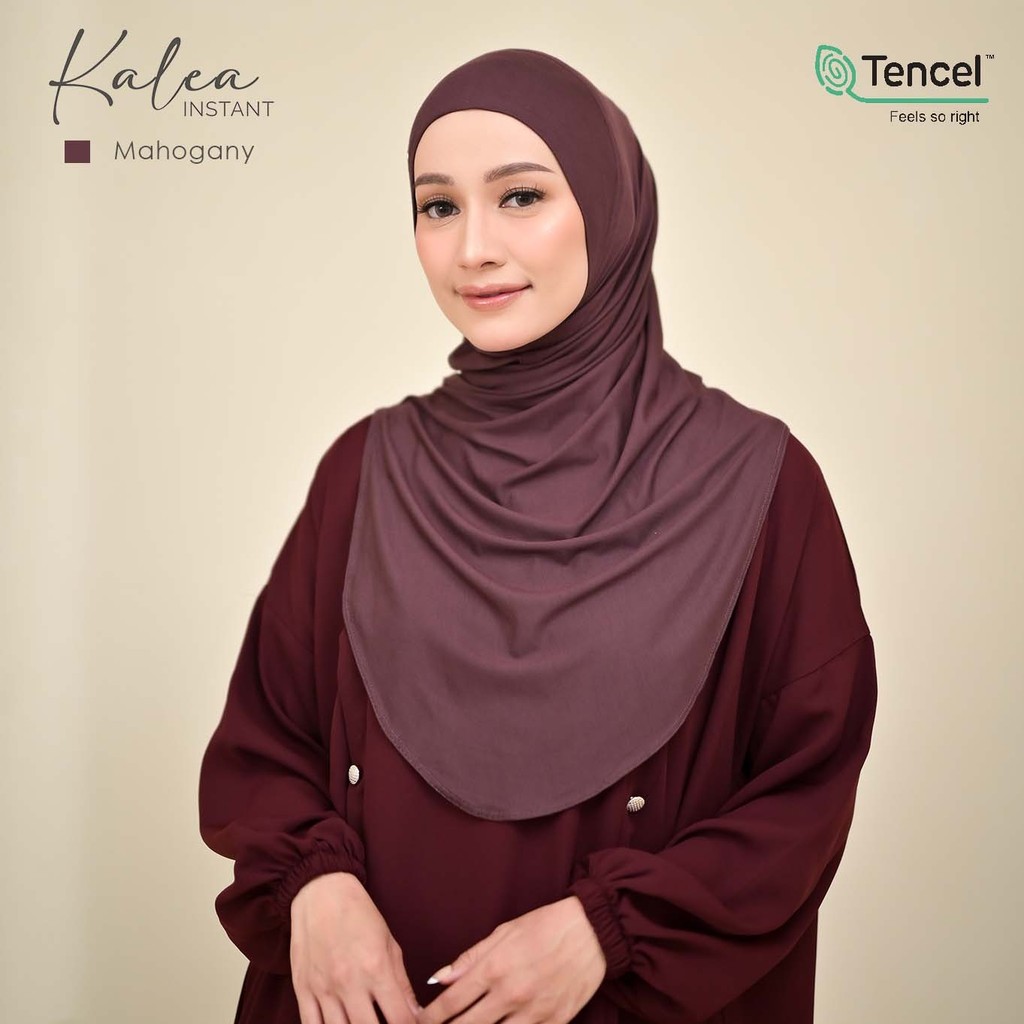 AMILY Kalea Hijab Instan Jilbab Bergo Tencel Modal Terbaru Polos Premium