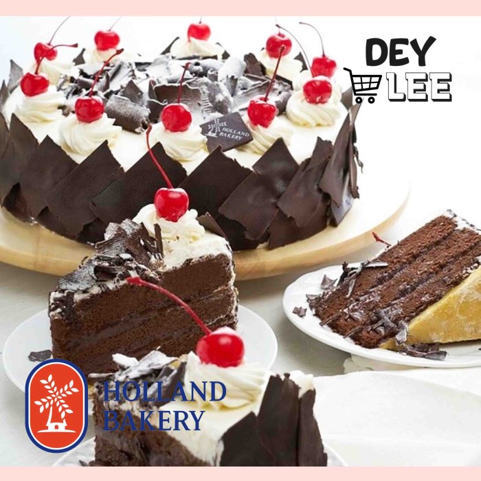 Jual HOLLAND BAKERY Black Forest Birthday Cake Kue Ulang Tahun Bandung