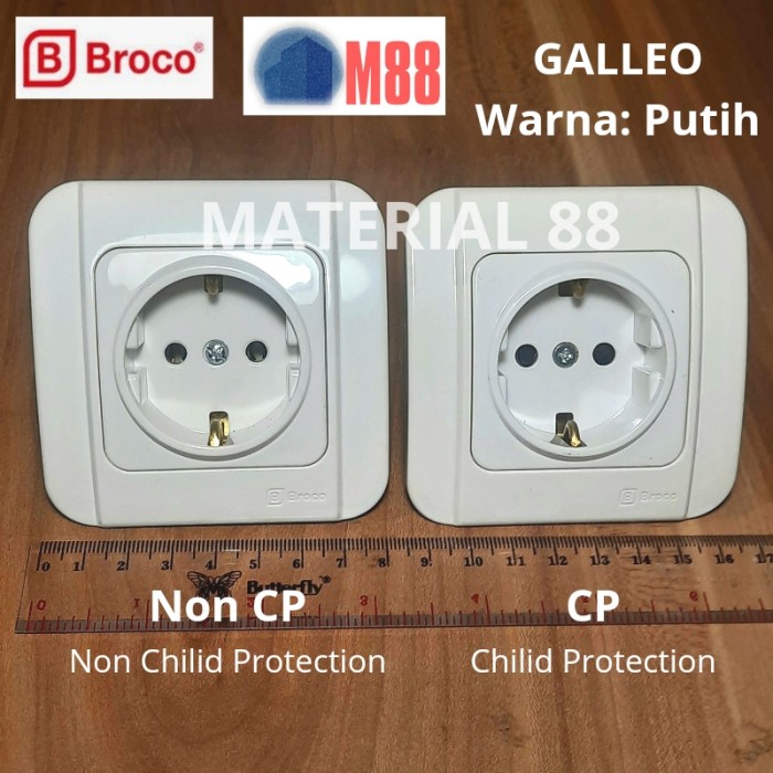Jual Stop Kontak BROCO IB GALLEO CP/ Non CP - Inbow Colokan Listrik ...