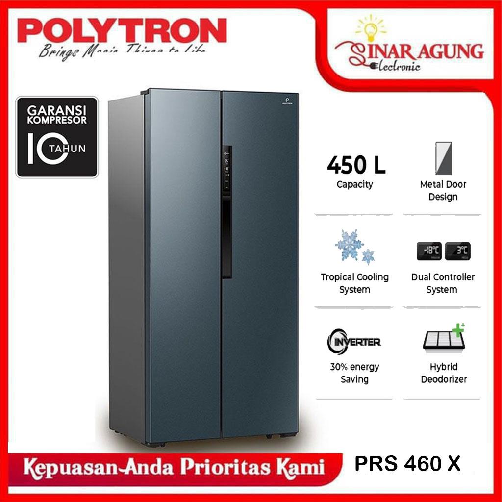 Jual [COD] KULKAS / LEMARI ES POLYTRON PRS460X / PRS-460X (2 PINTU ...