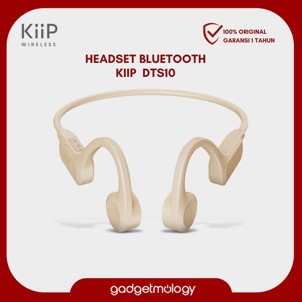 Jual KIIP DTS10 Headset Bone Conduction Headphone Earphone Wireless ...