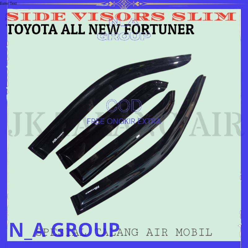 Jual Talang Air Mobil Toyota All New Fortuner G Vrz Srz Tahun Model Slim Shopee