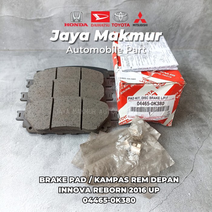 Jual Brake Pad Kampas Rem Depan Innova Reborn 2016 up 044650K380