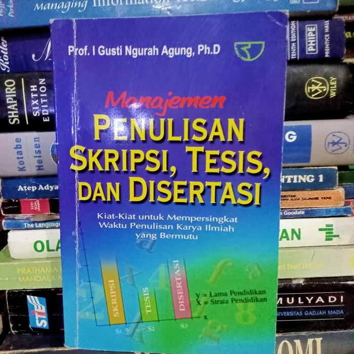 Jual ORI BUKU MANAJEMEN PENULISAN SKRIPSI TESIS DAN DISERTASI | Shopee ...