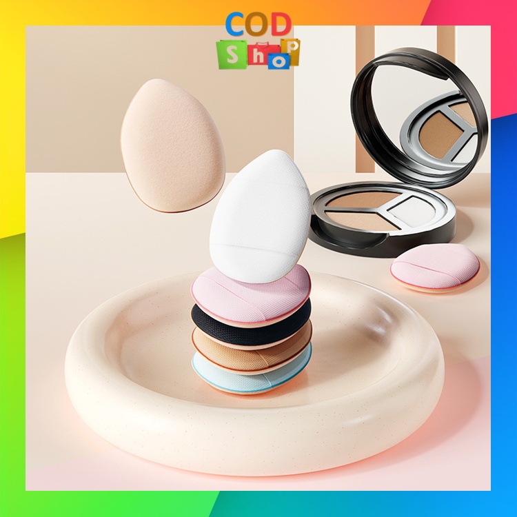 Jual COD - F6046 Mini Face Puff Super Lembut / Satu Jari Mini Bedak ...