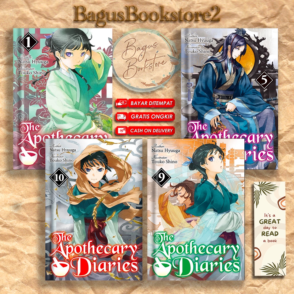 Jual The Apothecary Diaries Light Novel 10 Book Series By Natsu Hyuuga English Shopee 2513