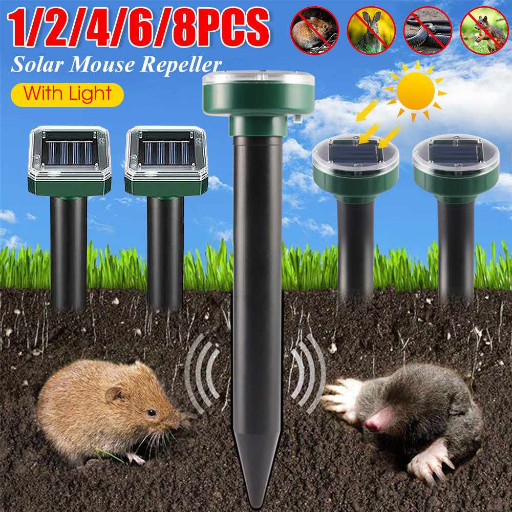 Jual Solar Ultrasonic Electronic Mouse Repeller Snake Repeller Insect ...