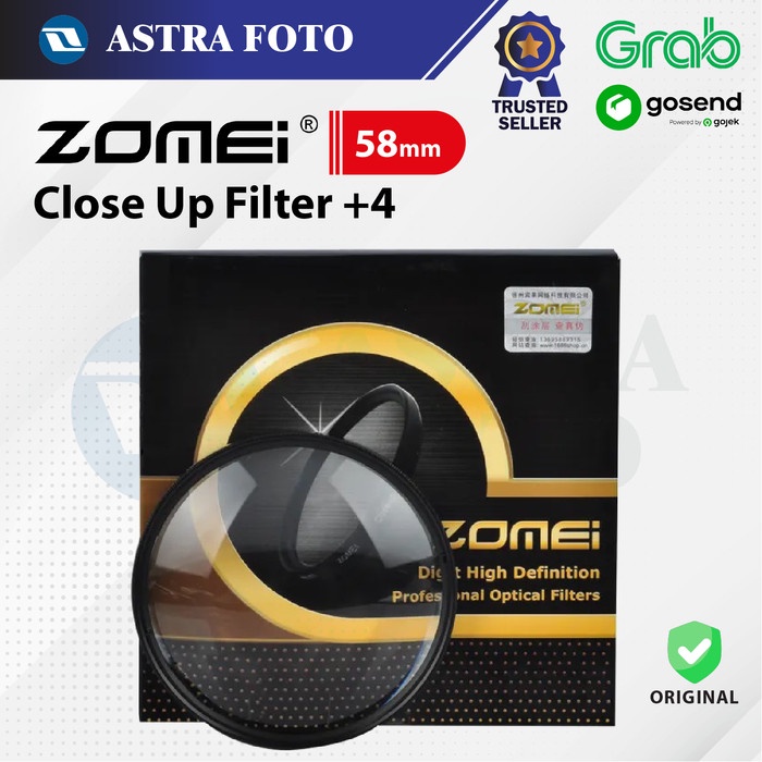 Filtro ZOMEI 58mm Sfumato Grigio Neutro (Graduated Grey) Ultra Sottile Per Obiettivi Fotografici - 2