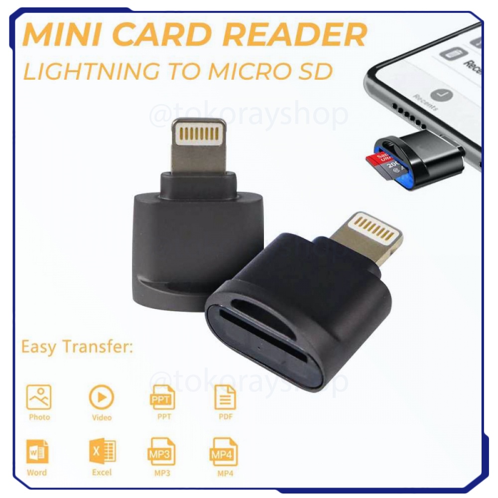 Jual Extreme PRO Mini Card Reader Lightning to Micro SD TF56 Shopee