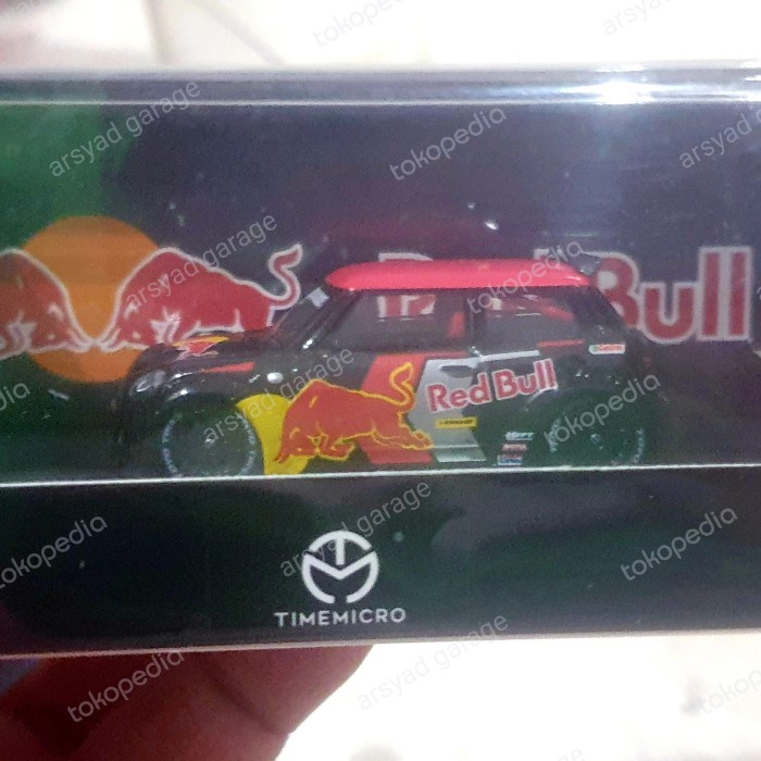 Jual Diecast Time Micro LBWK Mini Cooper Red Bull Livery Segel LP27 ...