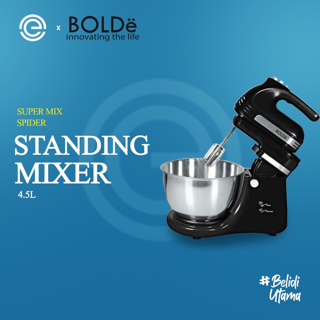 Jual BOLDe Super Mix Standing Mixer 4.5 Liter SPIDER Shopee Indonesia