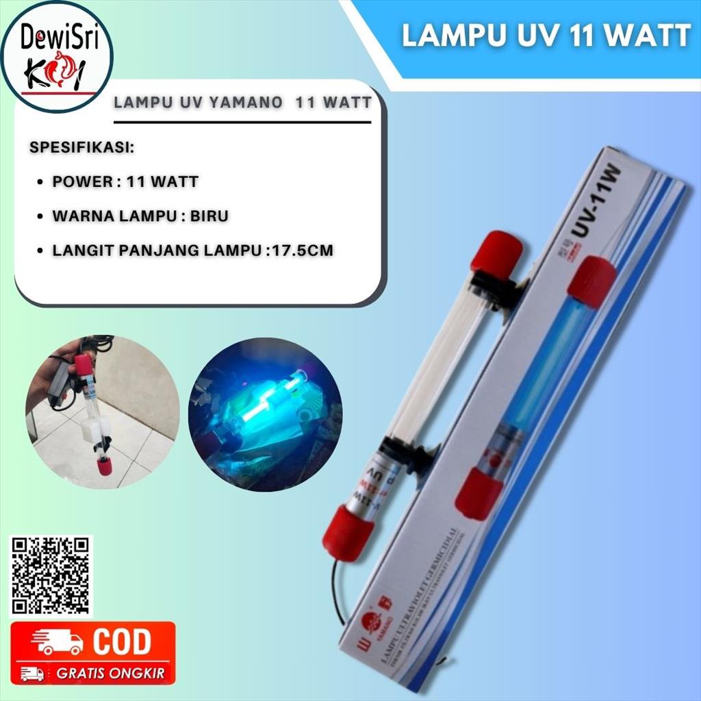 Jual Lampu Uv Watt Penghilang Lumut Kolam Ikan Aquarium Shopee