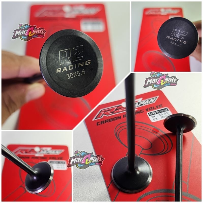 Jual Klep R2 Japan R2Japan Carbon 34 29 35 30 36 31 Batang 5mm - 5.5mm ...