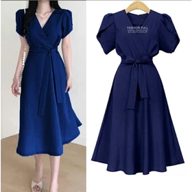 Fwg Dress Davia Dress Pesta Baju Dres Wanita Pakaian Wanita Dress