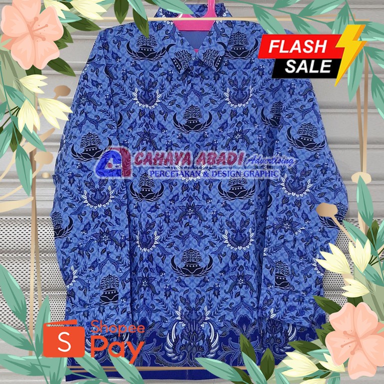 Jual SRAGAM HARI PAHLAWAN Baju Batik KORPRI PNS Pria Seragam Batik KORPRI PNS Shopee Indonesia