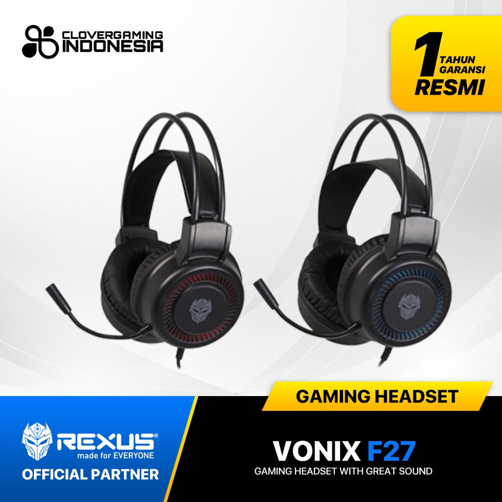 Jual Rexus Vonix F27 - Multi-platfor Gaming Headset | Shopee Indonesia