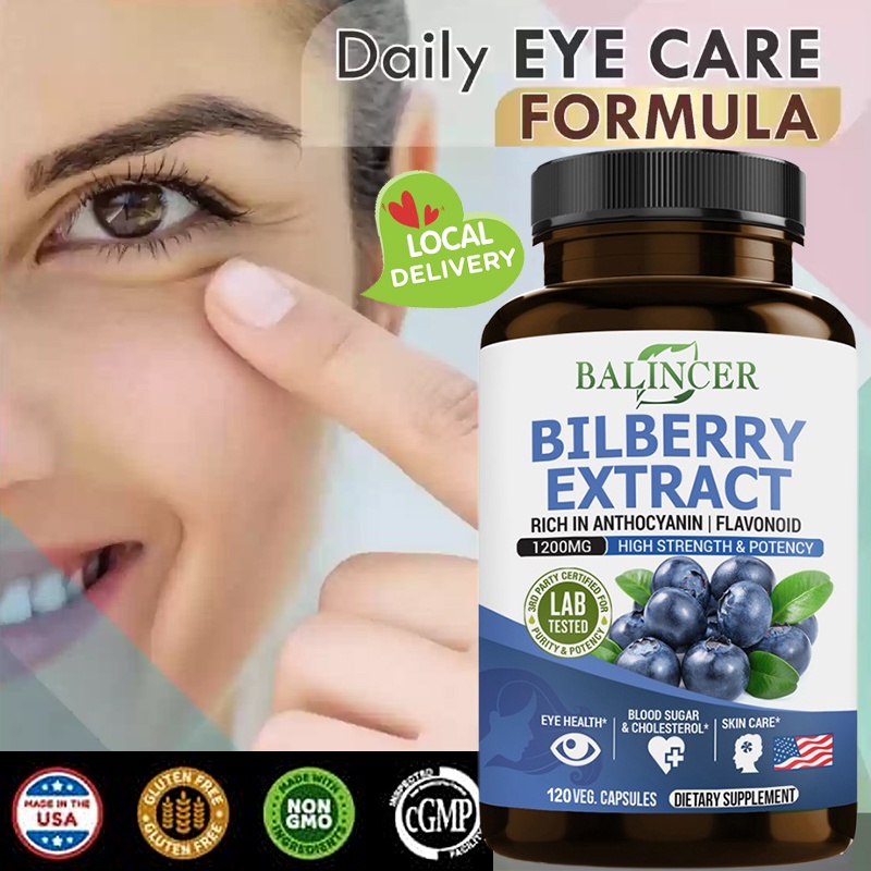 Jual Eye Health Vitamins with Bilberry Extract Macular Support
