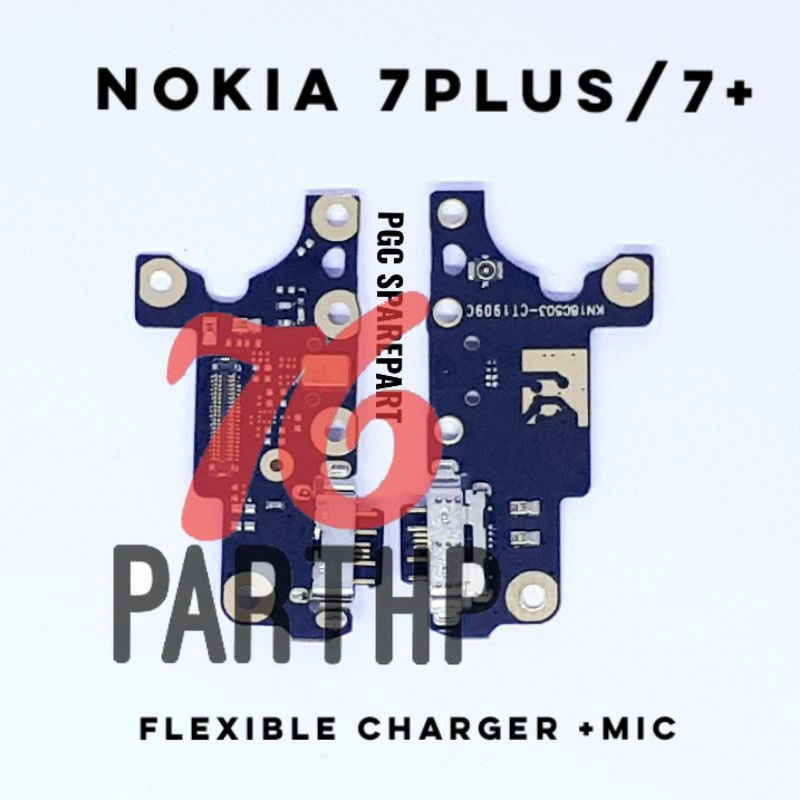 Jual NEW Original Papan Konektor PCB Connector Charger Nokia 7Plus